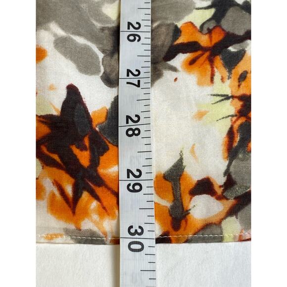 Banana Republic Fall Floral Cotton/Silk Blend Sleeveless Dress Womens Size 6 NWT - Picture 10 of 11